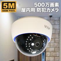 屋内用500万画素ドーム型カメラ ホワイト色 SX-500D
